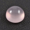 13.50 mm { 10.20 cts} Round Cabochon Natural Untreated Pink Rose Quartz {Flawless-VVS}