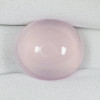 19.30 mm { 23.79 cts} Round Cabochon Natural Untreated Pink Rose Quartz {Flawless-VVS}