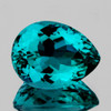 20x15.5mm { 18.30 cts} Pear AAA Fire Intense AAA Indicolite Blue Green Apatite Natural (Flawless-VVS)--AAA Grade