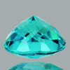 7.20 mm { 1.39 cts} Round AAA Fire Paraiba Green Blue Apatite Natural {Slight Inclusion }