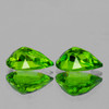 9x6 mm 2 pcs Pear AAA Fire AAA Green Peridot Natural {Flawless-VVS1}