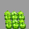 3.00 mm 25 pcs Cushion AAA Fire AAA Green Peridot Natural {Flawless-VVS}