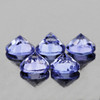 3.50 mm 5 pcs Round AAA Fire Natural Purple Blue Tanzanite {Flawless-VVS}