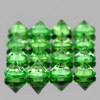 2.30 mm 20 pcs Round Diamond Cut Chrome Green Tsavorite Garnet Natural {Flawless-VVS}