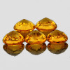 3.30 mm 5 pcs Round Best AAA Fire Intense Golden Yellow Sapphire Natural {Flawless-VVS}