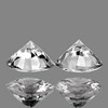 2.90 mm 2 pcs Round Color D-F Extreme Brilliancy Natural White Diamond {VVS} --AAA Grade