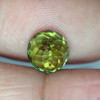 5.40 mm {0.72 cts} Round Brilliant Cut AAA Rainbow Sparkles Natural Green Demantoid Garnet {Flawless-VVS}--AAA Grade