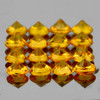 1.50 mm 50 pcs Round Brilliant Machine Cut AAA Golden Yellow Sapphire Natural {Flawless-VVS1}
