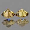 2.40 mm 2 pcs Round Diamond Cut AAA Vivid Golden Champagne Diamond Natural {VVS CLARITY} AAA Grade