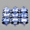 2.80 mm 9 pcs Round Brilliant Machine Cut Extreme Brilliancy Natural Light Ceylon Blue Sapphire {Flawless-VVS}