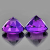 8.00 mm 2 pcs Round Best AAA Fire Intense Purple Amethyst Natural {Flawless-VVS1}