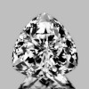 30.60 cts Trillion 19.00 mm AAA Fire Natural White Topaz {Flawless-VVS1}--Collection/Investment Stone