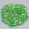 1.50 mm 50 pcs Round Diamond Cut Natural Green Tsavorite Garnet {Flawless-VVS}