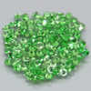 1.80 mm 35 pcs Round Diamond Cut Natural Green Tsavorite Garnet {VVS}