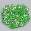 2.20 mm 20 pcs Round Diamond Cut Natural Green Tsavorite Garnet {Flawless-VVS}