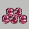 5.5x4.5 mm 5 pcs Oval AAA Fire AAA Raspberry Pink Rhodolite Garnet Natural {Flawless-VVS}--AAA Grade