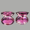 6.5x5 mm 2 pcs Oval AAA Fire Natural Pink Purple Rhodolite Garnet {Flawless-VVS}
