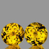 4.30 mm 2 pc Round Best AAA Fire AAA Golden Yellow Mali Garnet Natural {Flawless-VVS}--AAA Grade