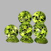 3.30 mm 5 pc Round AAA Fire Intense AAA Green Yellow Mali Garnet Natural {Flawless-VVS}--AAA Grade