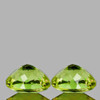 5x4 mm 2 pc Oval AAA Fire AAA Green Yellow Mali Garnet Natural {Flawless-VVS}--AAA Grade