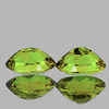 5.5x4 mm 2 pc Oval AAA Fire AAA Green Yellow Mali Garnet Natural {Flawless-VVS}--AAA Grade