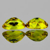 5.5x4 mm 2 pc Oval AAA Fire AAA Lemon Yellow Mali Garnet Natural {Flawless-VVS}--AAA Grade