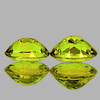 6x4 mm 2 pc Oval AAA Fire AAA Lemon Yellow Mali Garnet Natural {Flawless-VVS}--AAA Grade