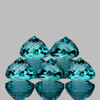 4.50 mm 5 pcs Round Brilliant Cut AAA Fire AAA Paraiba Blue Apatite Natural {VVS}