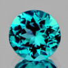 5.70 mm {0.74 cts} Round AAA Fire Intense Paraiba Green Blue Apatite Natural {Flawless-VVS}--AAA Grade