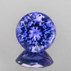 6.50 mm { 1.01 cts } Round ฺBrilliant Cut AAA Fire Natural Intense Purple Blue Tanzanite {Flawless-VVS1}--AAA Grade