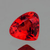 5.50x5 mm {0.80 cts} Heart AAA Fire Intense Red Sapphire Natural {Flawless-VVS}