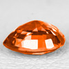 6x5 mm {0.70 cts} Pear AAA Fire Intense Orange Sapphire Natural (Flawless-VVS}