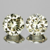 2.90 mm 2 pcs {0.22 cts} Round Diamond Cut AAA Fire Natural Light Yellow Diamond {VVS CLARITY}--AAA Grade