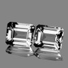10x8 mm 2 pcs Octagon AAA Fire Natural Diamond White Topaz {Flawless-VVS1}