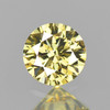 2.30 mm 1 pcs Round Diamond Cut AAA Fire Natural Canary Yellow Diamond {VVS CLARITY}