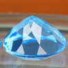 8.30 mm {2.59 cts} Round Brilliant Cut Best Sparkling Natural Swiss Blue Topaz {Flawless-VVS}