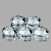 9x7 mm 5 pcs Oval AAA Fire Natural White Blue Topaz {VVS-SI}--Untreated