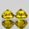 4.70 mm 2 pc Round AAA Fire Intense AAA Yellow Mali Garnet Natural {Flawless-VVS}--AAA Grade