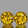 5.20 mm 2 pcs Round Brilliant Cut Best AAA Fire AAA Golden Yellow Mali Garnet Natural {Flawless-VVS}--AAA Grade