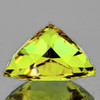 12.50 mm { 5.80 cts} Trillion Brilliant Cut Best AAA Fire Intense Green Gold Lemon Quartz Natural {Flawless-VVS1}