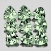 6.00 mm 9 pcs Trillion AAA Fire Natural Green Amethyst {Flawless-VVS1}