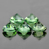 3.30 mm 5 pcs Round Brilliant Cut AAA Fire AAA Green Sapphire Natural {Flawless-VVS1}