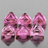 2.50 mm 6 pcs Square Princess Cut AAA Fire Intense AAA Pink Sapphire Natural {Flawless-VVS}--AAA Grade
