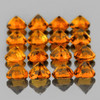 2.50 mm 50 pcs Round AAA Fire AAA Madeira Golden Orange Citrine Natural {Flawless-VVS1}