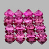 2.50 mm 16 pcs Round AAA Fire Natural Red Pink Rubellite {VVS-SI}