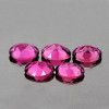 5x4 mm 5 pcs Oval AAA Fire Intense Pink Tourmaline Natural {Flawless-VVS1}