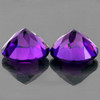 7.00 mm 2 pcs Round AAA Fire Intense Royal Purple Amethyst Natural {Flawless-VVS1}