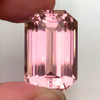22x15 mm { 37.36 cts} Octagon AAA Fire Natural Padparadscha Pink Kunzite {Flawless-VVS}--AAA Grade