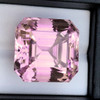 12.00 mm { 11.30 cts} Square Octagon AAA Fire Intense Padparadscha Pink Kunzite Natural {Flawless-VVS}--AAA Grade