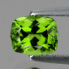 8.5x7 mm { 2.26 cts} Cushion AAA Fire Intense Green Peridot Natural {Flawless-VVS}--AAA Grade